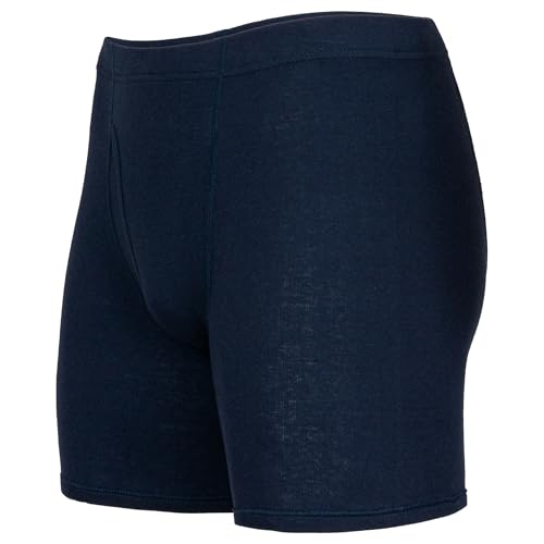 Gildan Men's Underwear Covered Waistband Boxer Briefs, Multipack, Mixed Royal (10-Pack) - Image 4