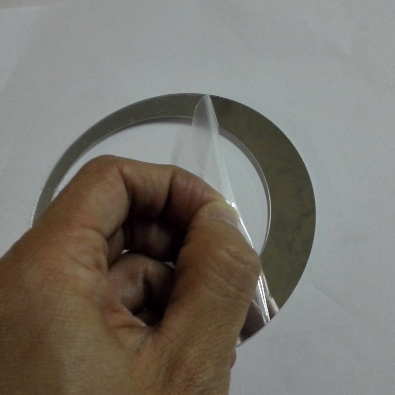 aooyaoo Circle Mirror DIY Wall Sticker Wall Decoration 24pcs Grey - Image 4