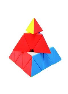 D ETERNAL D ETERNAL 168 Months To 1200 Months Cube Combo Set Of 3X3X3 Pyraminx Triangle And Mirror Puzzle Cubes Combo For 14 Years And Up,Multicolor  - Image 4