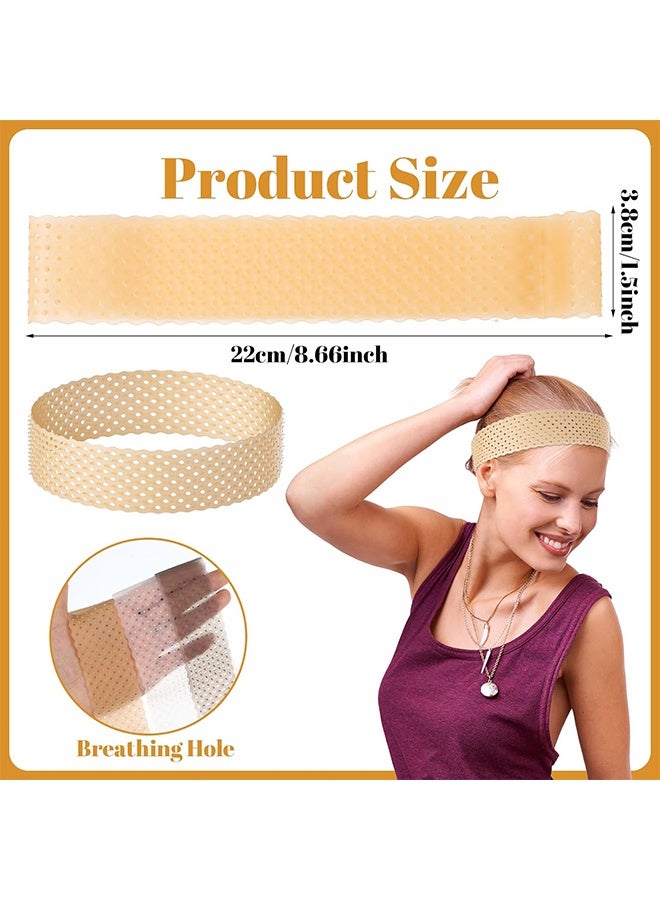 MXN 3 Pcs Silicone No Slip Wig Grip Band, Adjustable Wig Grip Headband Sweat-Proof Non Slip Wig Bands Seamless Wig Grip Band Strong Holder for Men Women Sports Yoga - Image 2