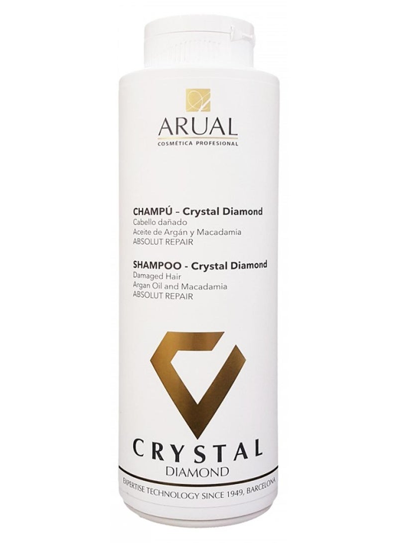 Arual Crystal Diamond Damaged hair With Argan oil and Macadamia Shampoo 400ml