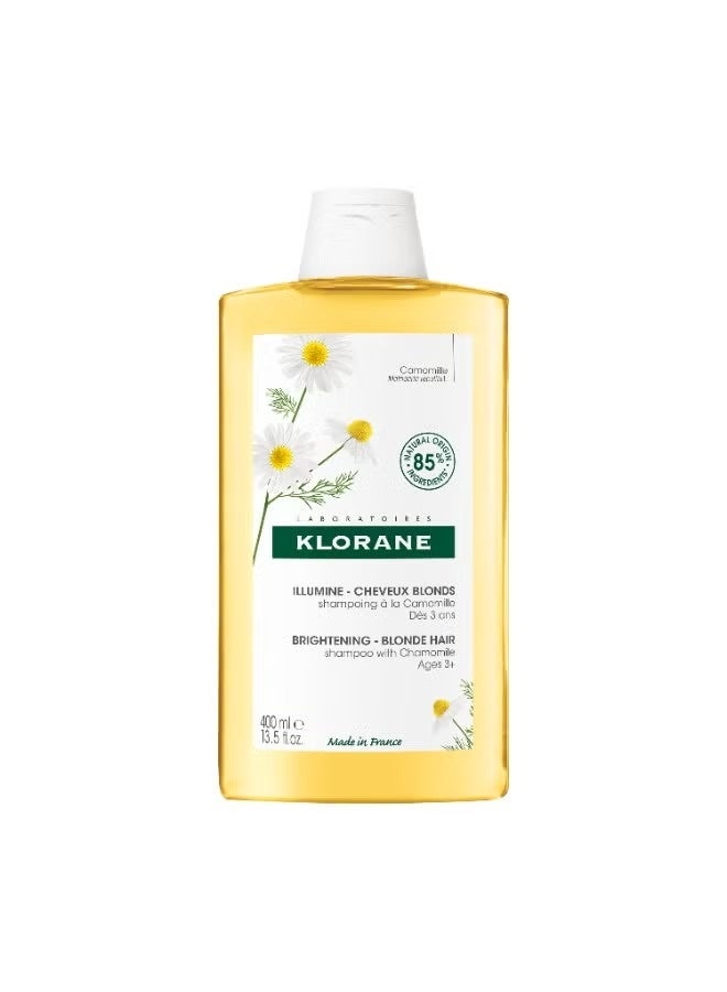 Klorane Brightening - Blonde Hair Shampoo with Chamomile 400ml - Image 1