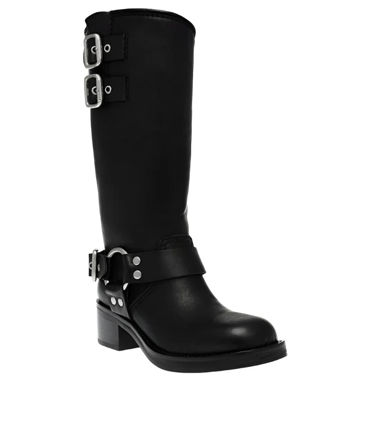 ستيف مادن Eastern Black Women's Boots