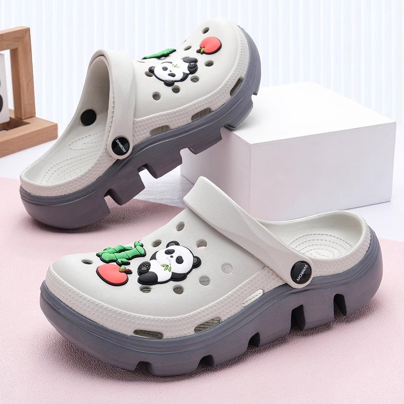 Croc Shoes Couple Style Outdoor Beach Shoes For Men, Non-Slip Casual Breathable Closed-Toe Slippers, Summer Sandals For Women - Image 2