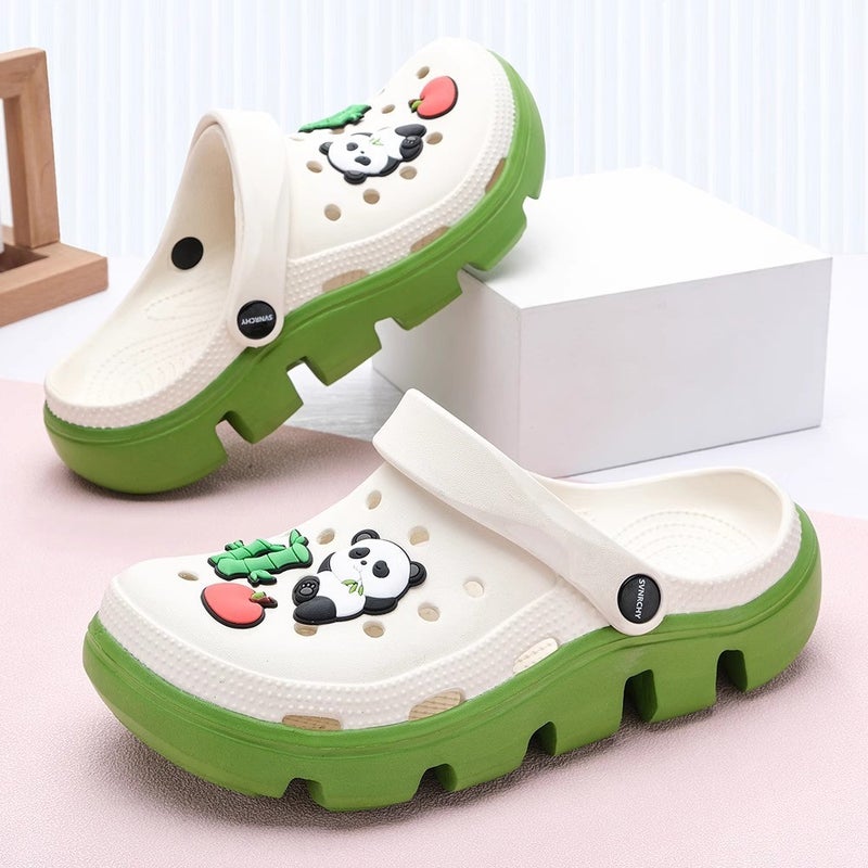 Croc Shoes Couple Style Outdoor Beach Shoes For Men, Non-Slip Casual Breathable Closed-Toe Slippers, Summer Sandals For Women - Image 3