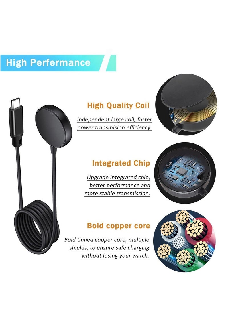 Galaxy Watch 4 Charger Ukiism Type C Charger Compatible with Samsung Galaxy Watch 4/4 Classic/Watch 3/Active 2/Active 3.3FT - Image 5