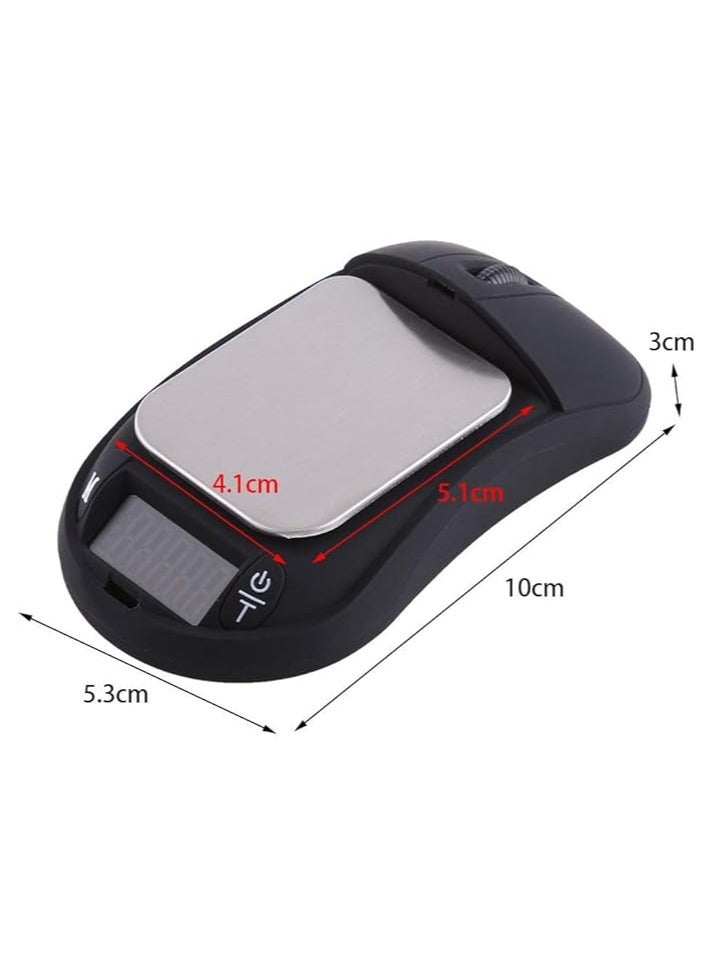 ماركة غير محددة ميزان بشاشة LCD رقمية على شكل ماوس أسود  - Image 3