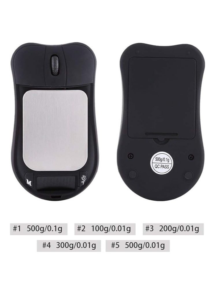 ماركة غير محددة ميزان بشاشة LCD رقمية على شكل ماوس أسود  - Image 4