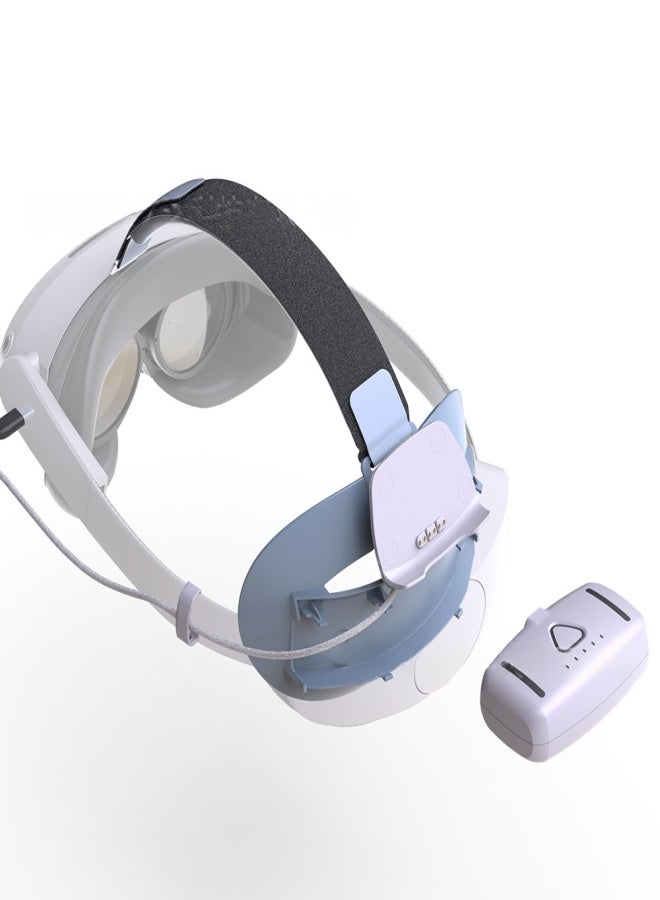 Power Headset Compatible with Pico 4, Pico 4 Pro, and Ultra VR Battery Headset Dual 5000mAh Battery Mount Single battery - Image 3