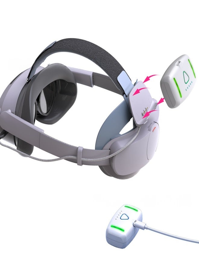 Power Headset Compatible with Pico 4, Pico 4 Pro, and Ultra VR Battery Headset Dual 5000mAh Battery Mount Single battery - Image 4