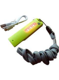 Gaman 3 Mode Red Warning Light - Rechargeable Mini Flashlight with White Lighting LED Light Whistle - Earthquake Whistle  - Image 5