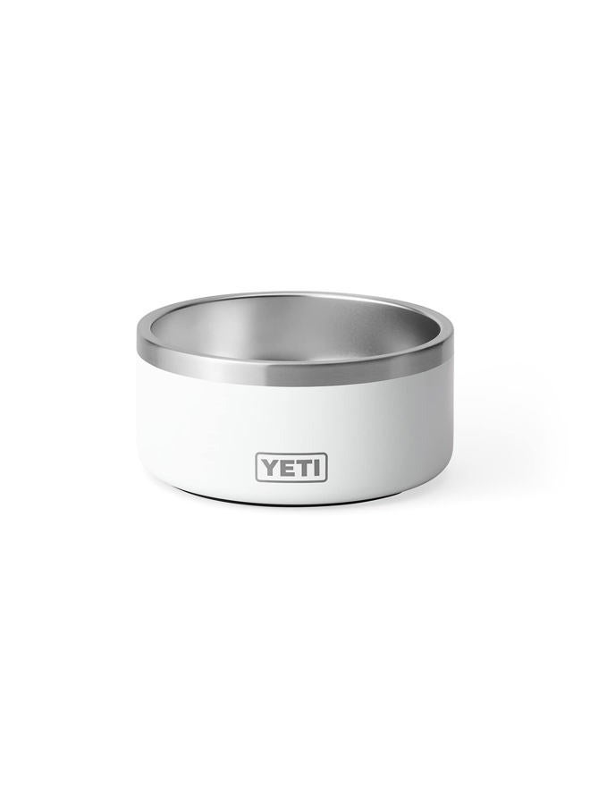 YETI Boomer 4, Stainless Steel, Non-Slip Dog Bowl, Holds 32 Ounces, White - Image 1