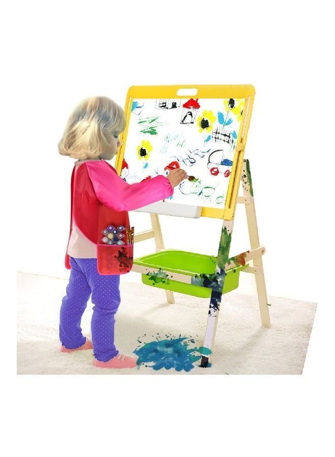 NIBEMINENT Kids Painting Apron Red/Pin - Image 5