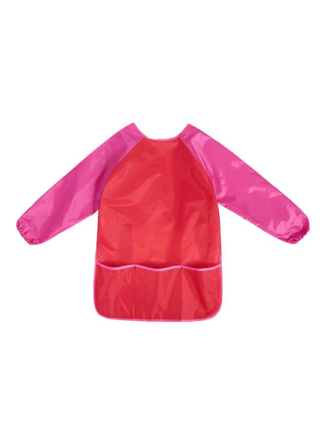 NIBEMINENT Kids Painting Apron Red/Pin - Image 1