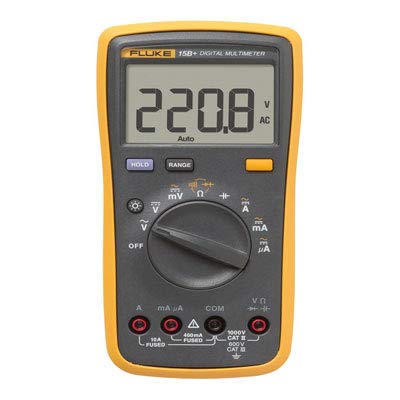 FLUKE Fluke 15B Digital Multimeter 4000 Counts High Voltage Capability LCD Display Temperature Humidity Resistance Altitude Compatibility Fuse Protection  - Image 1