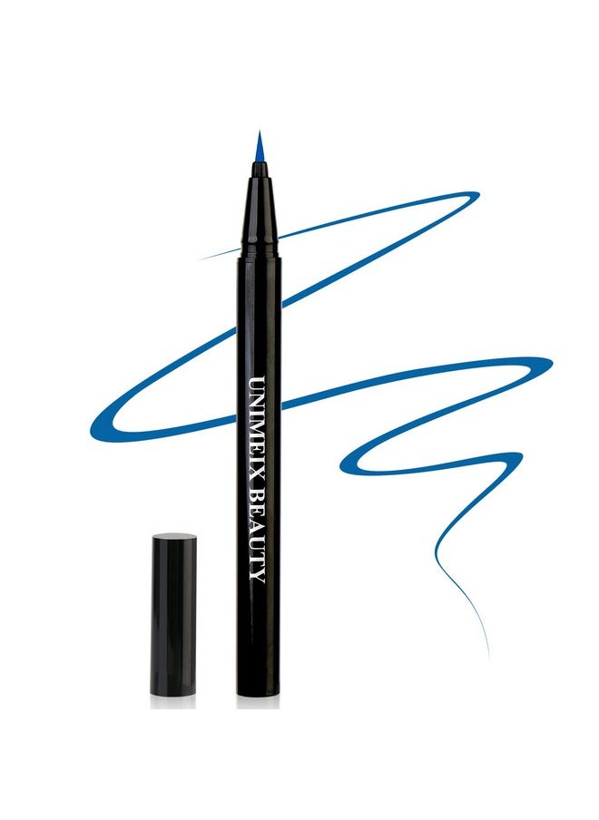 UNIMEIX UNIMEIX Eyeliner Liquid Liner Waterproof Eye Liner Makeup Eyeliner Pen Precise All Day Eyeliner Striking Navy  - Image 1