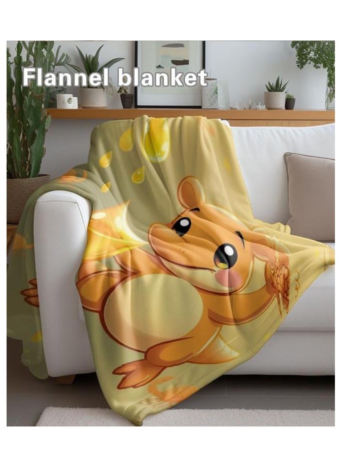 عام بطانية رقيقة من الفانيلا الكرتونية للأطفال أو الطلاب (دافئة ومريحة ومناسبة للنوم والألعاب) 100 سم * 150 سم - 58 - Image 5