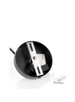 Excefore Ceiling Pendant & Lamp Holder, Metal Pendant Light Fitting, E27 Lamp Holder, Fitting Set with Braided Fabric Cable (Black)  - Image 5