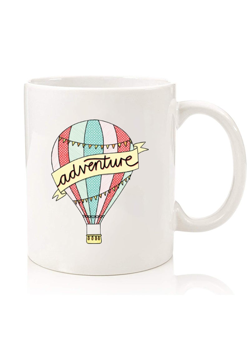 Theodor Premium Quality Two Sided Printed Coffee Mug Tea Cup For Home Office, Kids Men Women Adventure-01 - Image 1