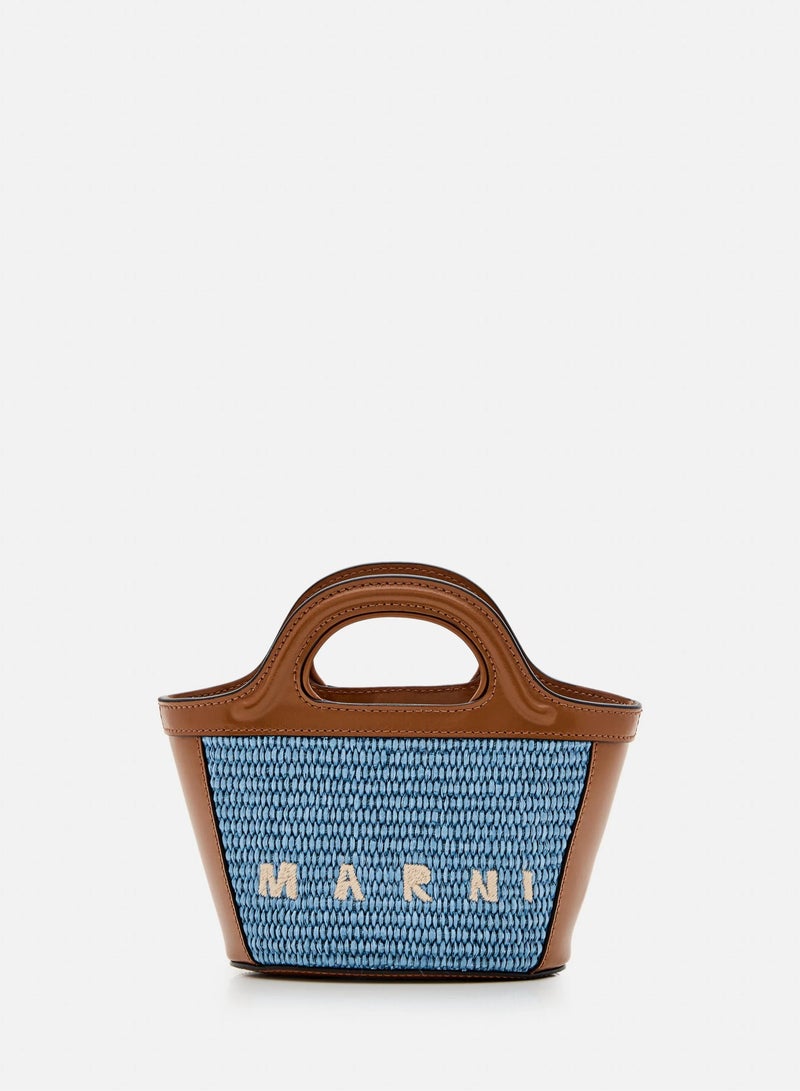 Mn Marni Mini Woven Tote Basket Bag Crossbody Bag - Image 1