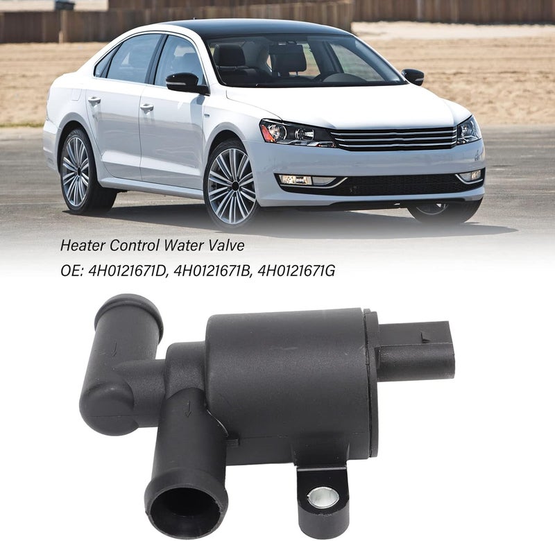 Haofy Heater Control Water Valve ABS Compact for O2 8X1 8XK 1.8 TFSI S1 Replaces 4H0121671D 4H0121671B 4H0121671G Direct Fit Stable Flow Control for Auto Repair Daily Commute - Image 4
