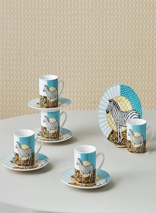 Karaca | Animal Set of 6 Coffee Cups 90 ml
