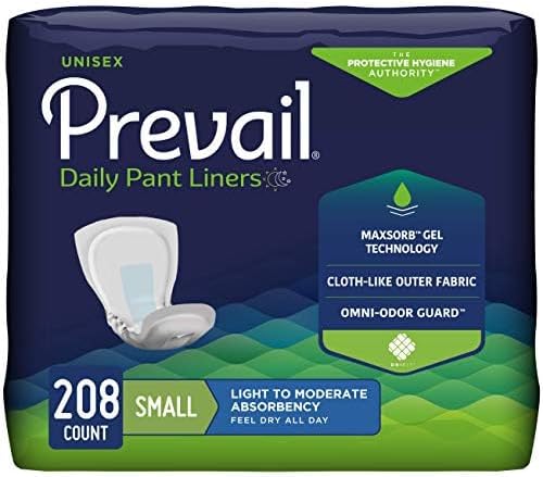 Prevail Incontinence Unisex Pant Liners Disposable Adult Pant Liner for Men Women Small 208 Count 4 Packs of 52 - Image 2