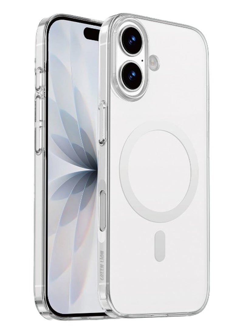 GREEN LION iPhone 17 MagSafe Case Delgado with Ultra Drop Protection & MagSafe Compatibility / Camera Protection / Daily Protection - Clear - Image 1