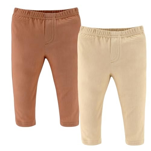 The Peanut Shell The Peanutshell Baby Boys or Girls Jeggings Set of 4-6-9 Months Size Jeans, Soft and Stretchy Pants, Boy and Girl Leggings, Infant Boy and Toddler Girl Clothes - Neutral Multicolor - Image 5