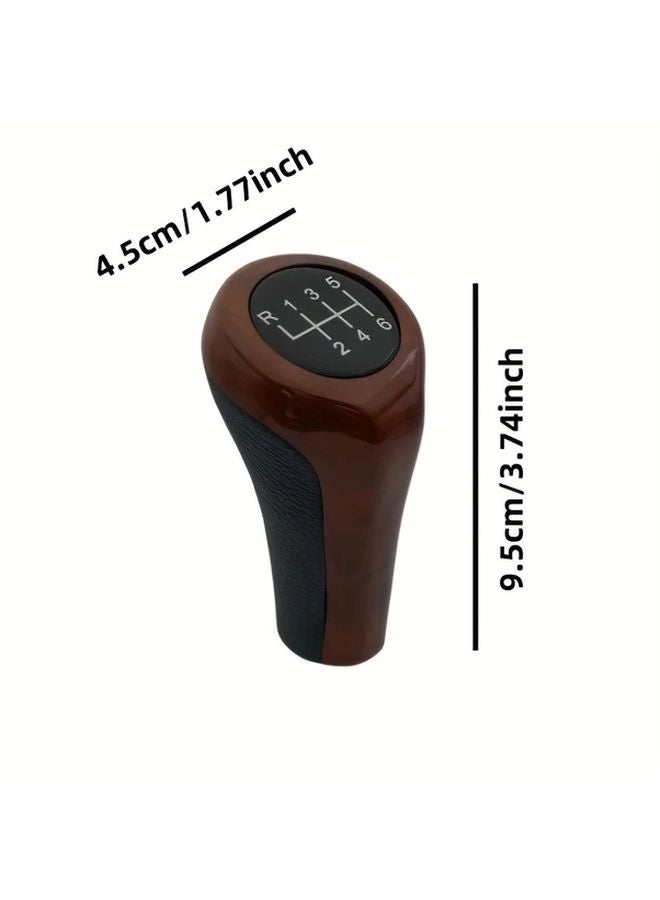 Black 6 Speed Manual Gear Shift Knob for BMW 1 3 5 6 X Series E46 E90 E60 E83 OEM Style - Image 2