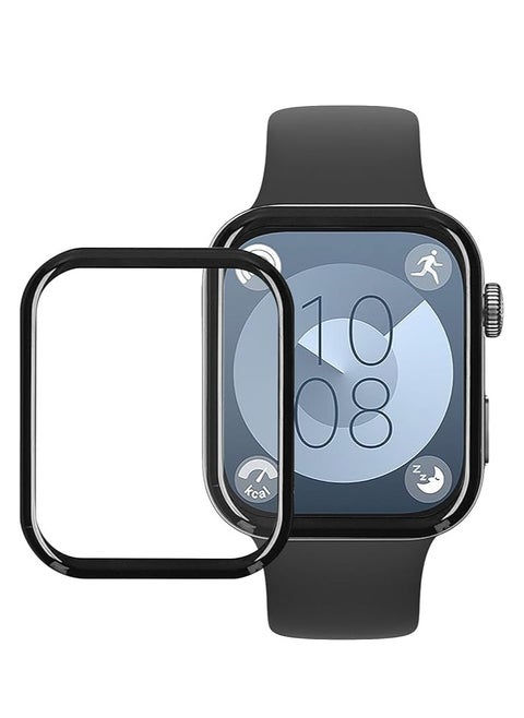 Protective Film Compatible with Huawei Watch Fit 3 Screen Protector - 2x Smart Watch Protector Anti-Fingerprint
