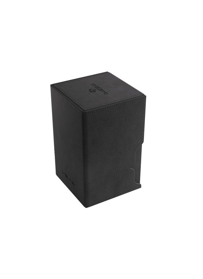 Gamegenic Gamegenic Watchtower 100+ XL Convertible Deck Box | Double-Sleeved Card Storage | Card Game Protector | Nexofyber Surface | Holds Up to 100 Cards | Black Color | Made  - Image 2