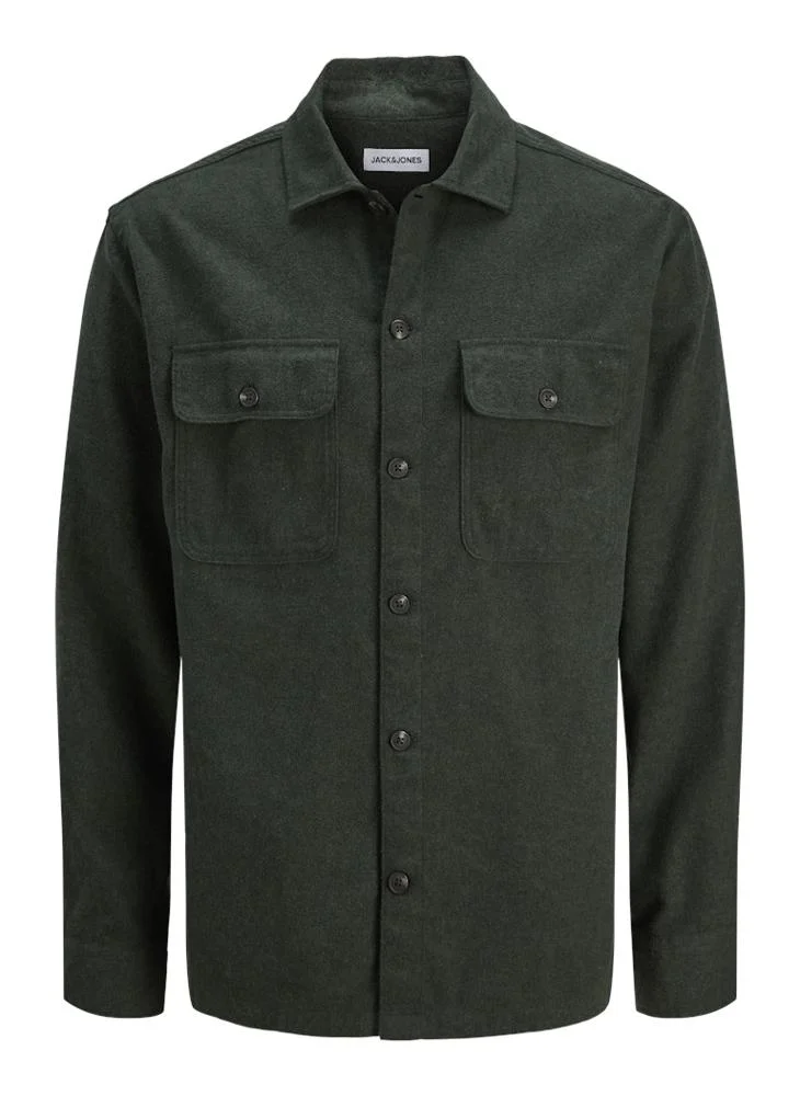 جاك اند جونز Jjecharge Long Sleeve Button Down Shirt
