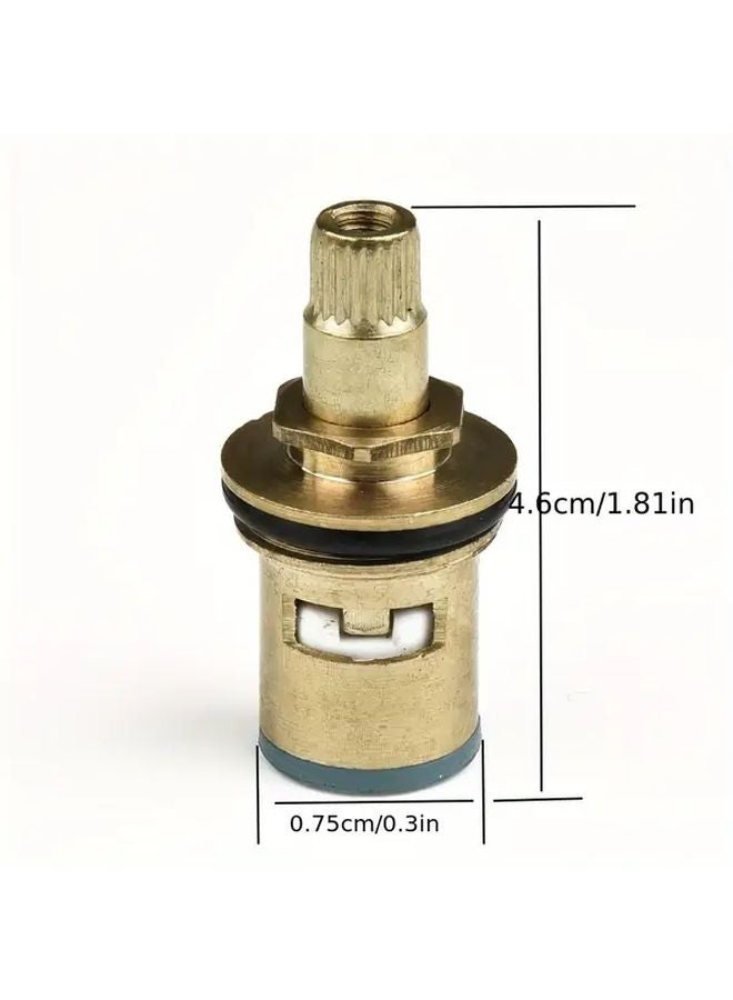 1set Universal Brass Ceramic Disc Faucet Valve Core Hot Cold Mixer Tap Stem - Image 3