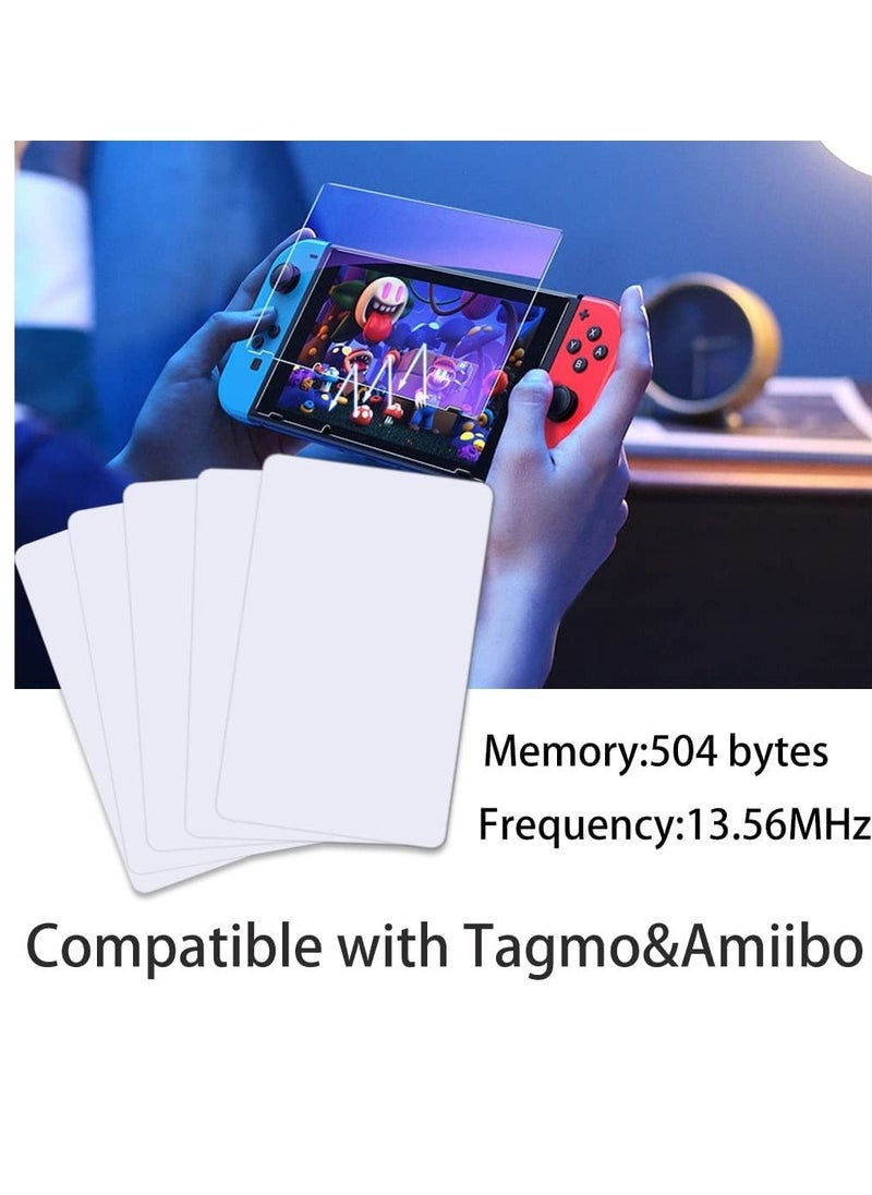 Generic - NFC Tags NTAG215 NFC Cards Rewritable NFC Business Card NFC 215Tags NFC Chip, 504 Bytes Memory, Compatible with Amiibo TagMo for NFC-Enabled Phones&Devices（5pcs） - Image 1