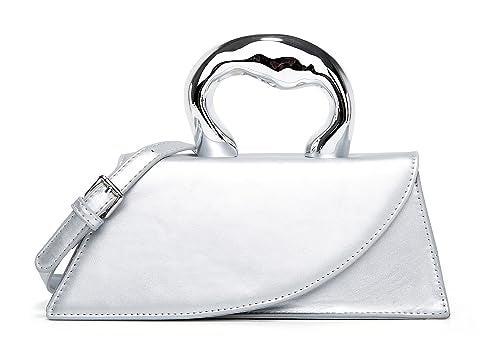 Jusavie Small Silver Bag Crossbody Bags Satchels Y2K Evening Bags Handbag for Women Hobo Bags Shoulder Bags Tote Bag for Women 2023 - Image 1