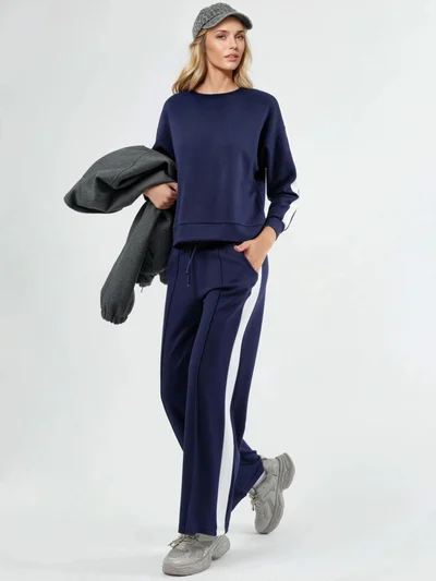 HICCUP Modal Touch Regular Fit Sweatshirt & Pants Set Bersan Collection