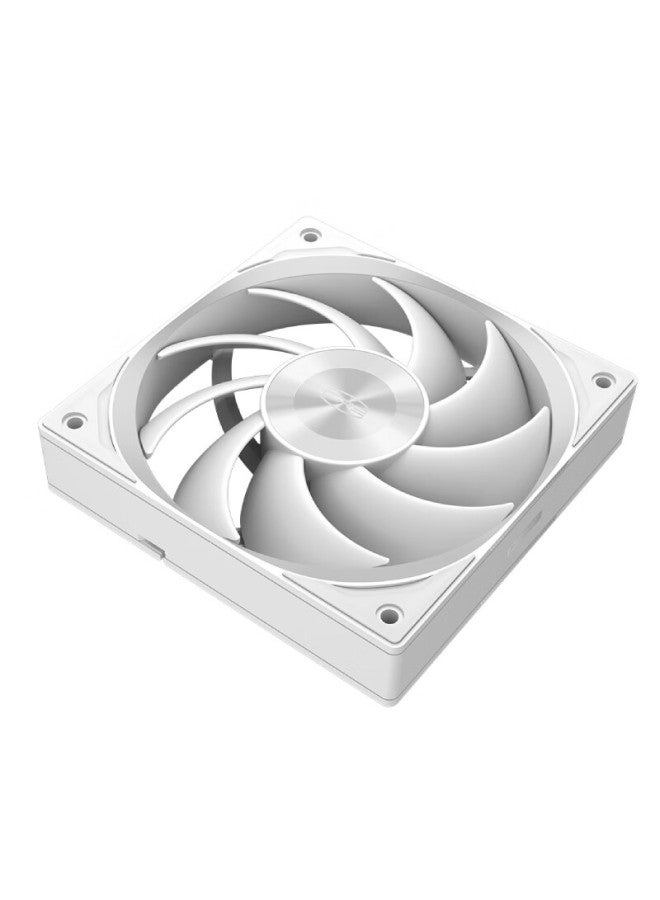 Pccooler F5r120wh Three-piece Set： Case Fan, Fdb Bearing, Metal Cd Texture, Three-speed Pwm, Triangular Geometric Texture, Cooling Fan - Image 2