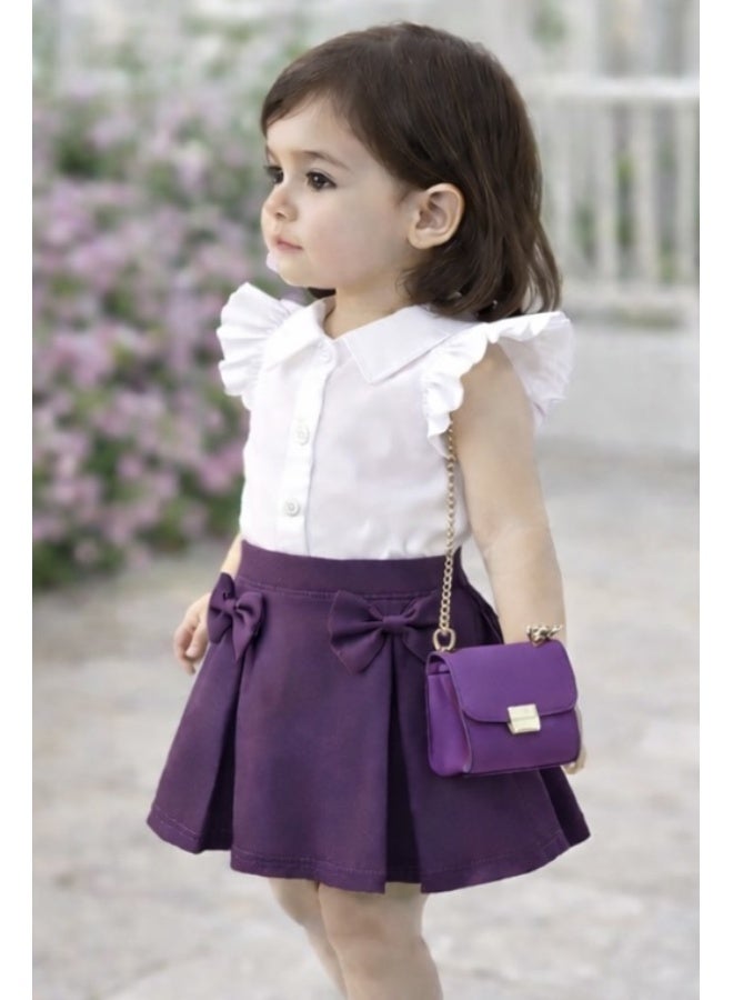 Bold Chic Tiny Twirls Dress for Girls - Image 2