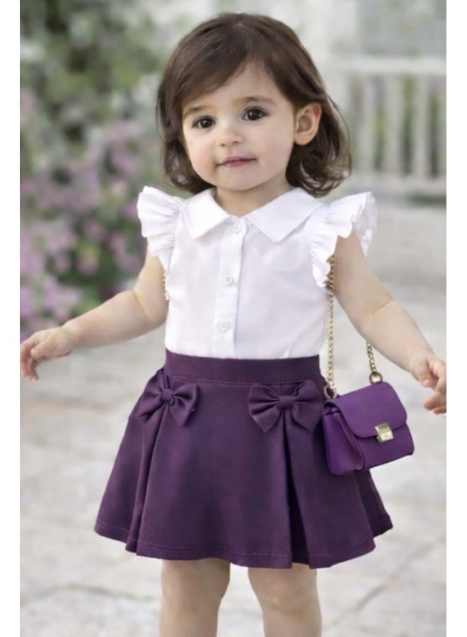 Bold Chic Tiny Twirls Dress for Girls - Image 4