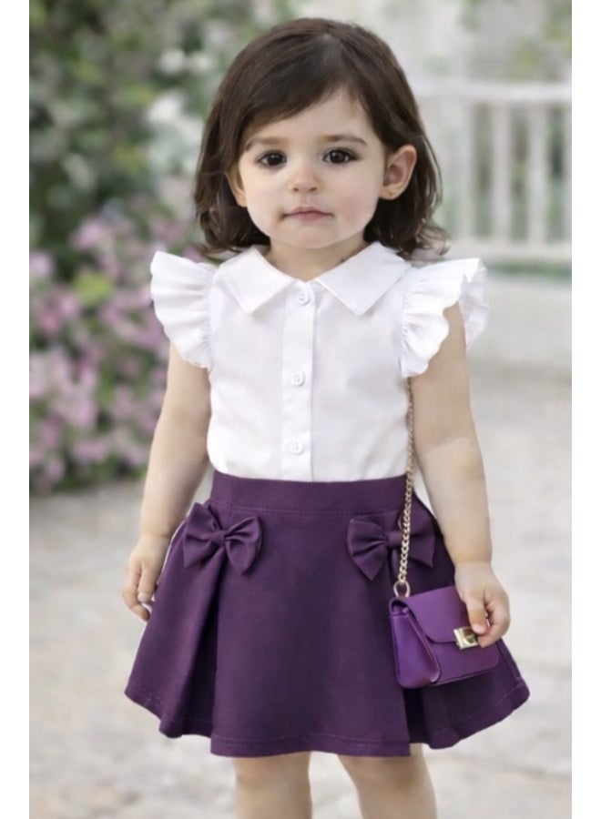 Bold Chic Tiny Twirls Dress for Girls - Image 3