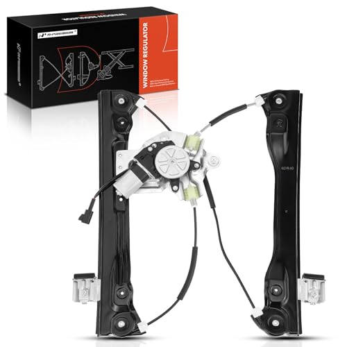 A-Premium Electric Power Window Regulator with Motor Replacement for Chevrolet Cruze 2011-2012 (Up to 04/26/2012) Front Passenger Side Without Anti-Pinch; w/2 Wires - Image 1