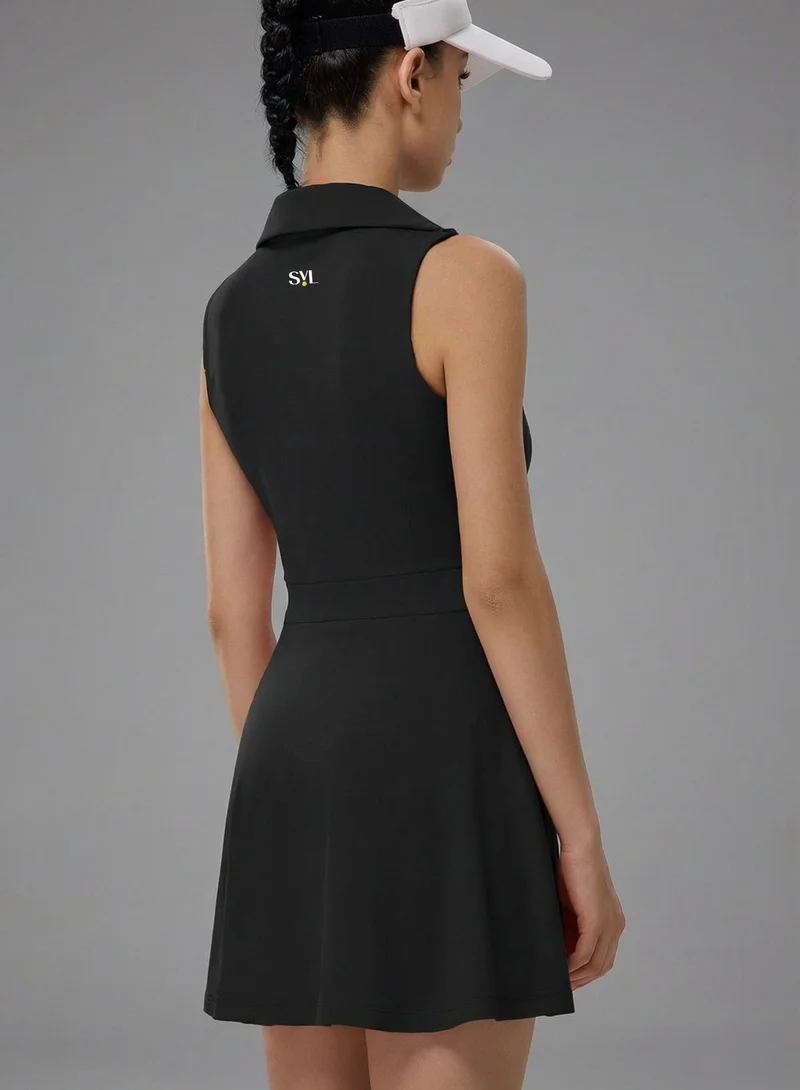 SVL  Padel & Tennis Dress with Separate Shorts - Black - SVL for Women | Best Price UAE