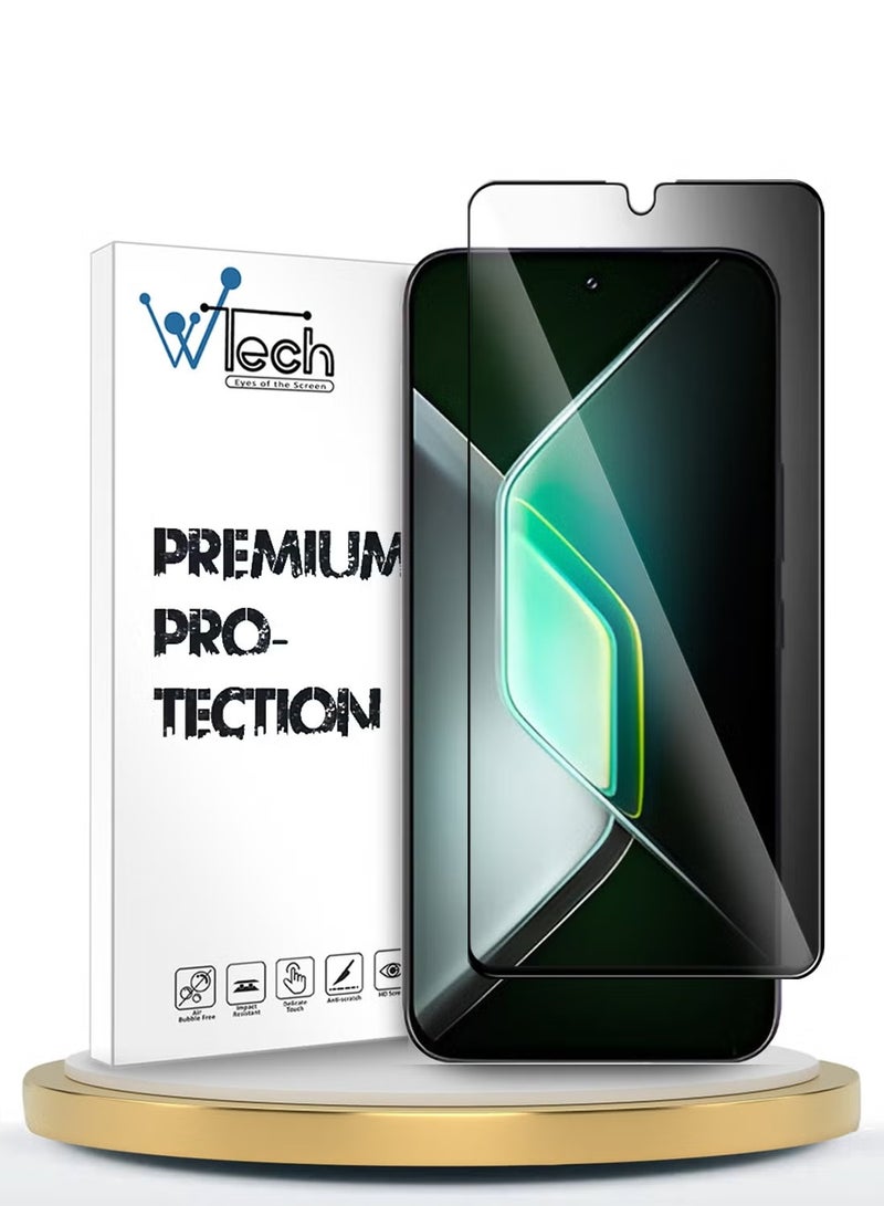 Infinix GT 30 Pro 5G 2025 / Infinix GT 30 5G 2025 Premium E2E Series Privacy Full Glue Full Cover Tempered Glass Screen Protector (MSGECP) - Clear/Black