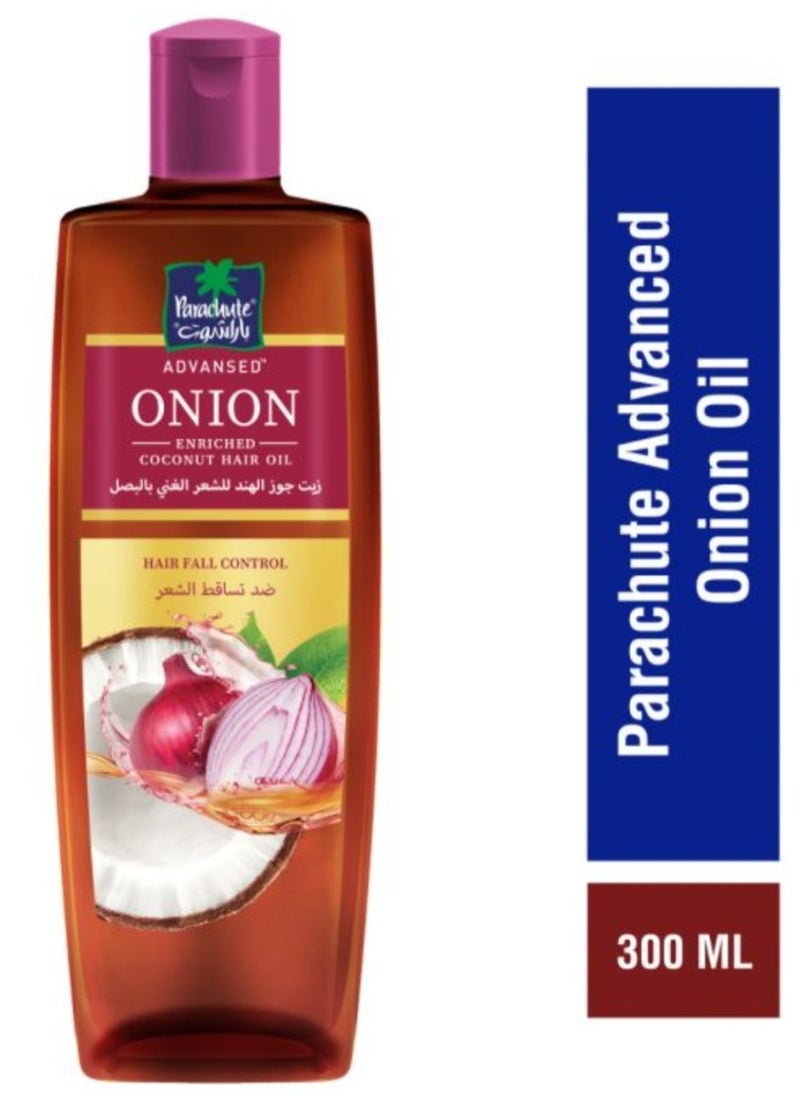 Parachute Advansed Onion Enriched Coconut Hair Oil Hair Fall Contro300ml 