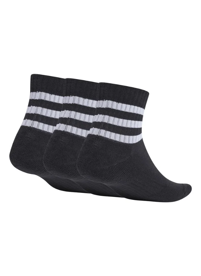 اديداس adidas 3S C SPW MID 3P Black Training SOCKS for Unisex - KXL