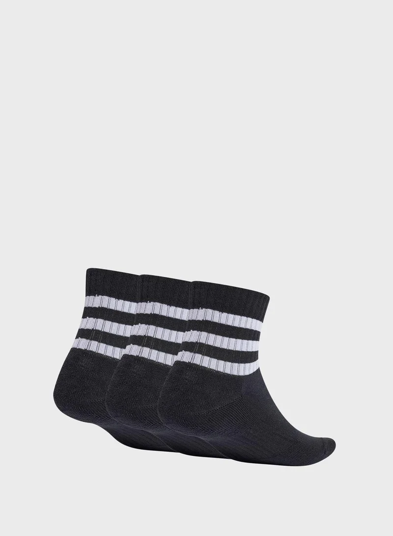 Adidas adidas 3S C Spw Mid 3P Black Not Sports Specific Socks