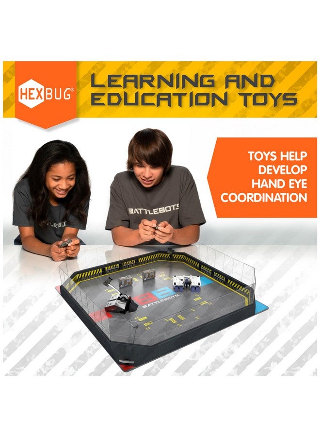 HEXBUG BattleBots Arena Bite Force & Blacksmith, Remote Control Robot Toys for Kids with Over 20 Pieces, STEM Toys for Boys & Girls Ages 8 & Up, Batteries Included - Image 4