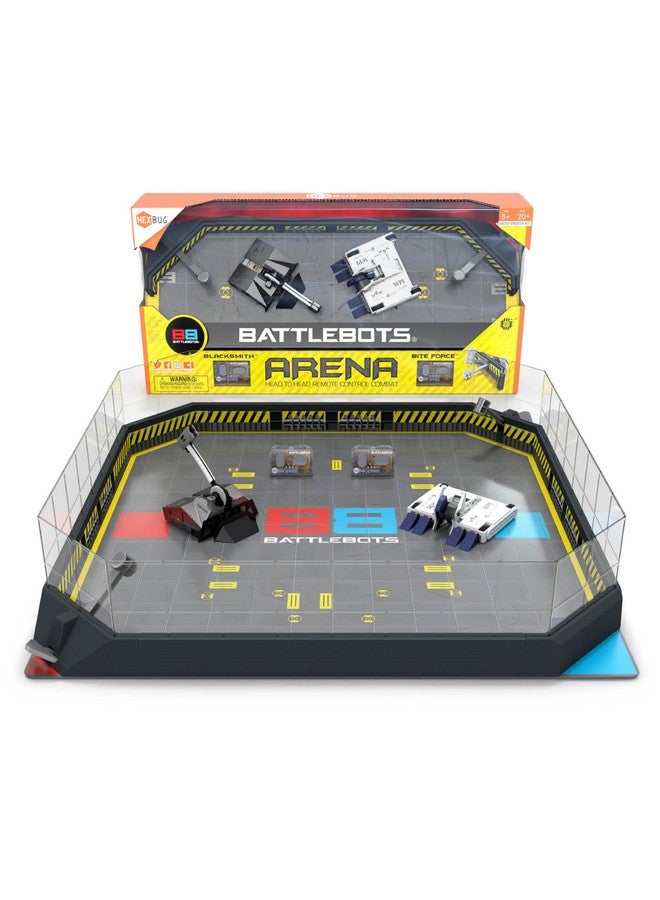 HEXBUG BattleBots Arena Bite Force & Blacksmith, Remote Control Robot Toys for Kids with Over 20 Pieces, STEM Toys for Boys & Girls Ages 8 & Up, Batteries Included - Image 1