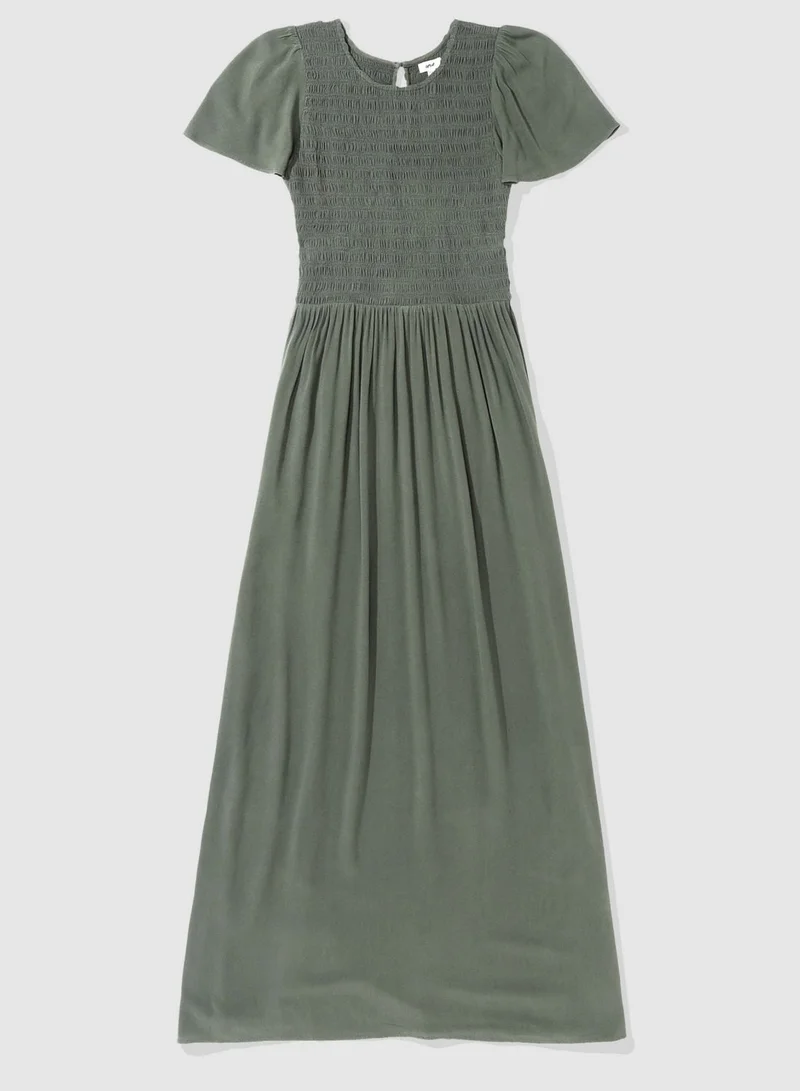 Aerie Smocked Bodice Maxi Dress